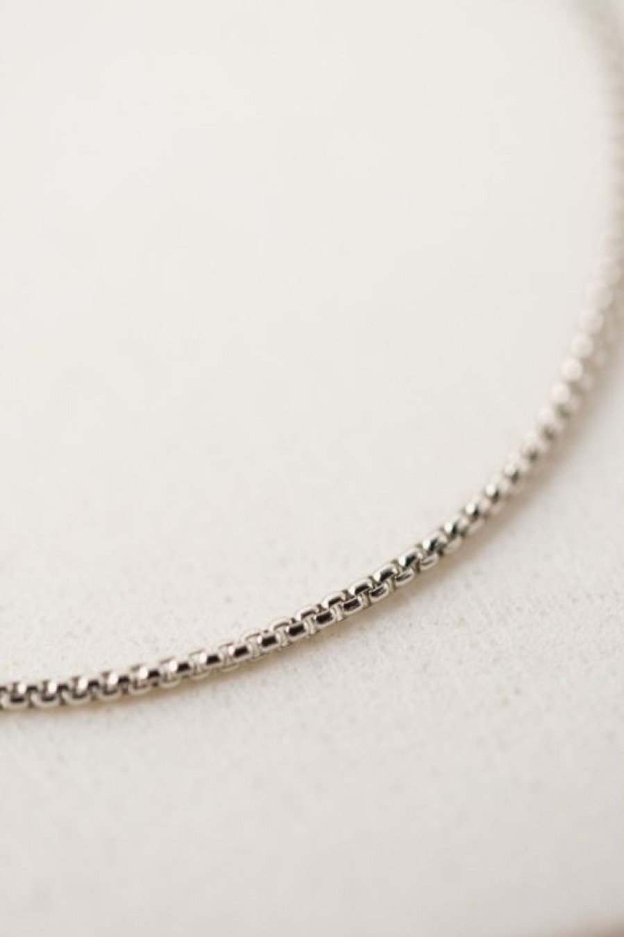 Lover's Tempo Lover'S Tempo Box Chain Necklace In Silver | Accessories