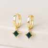 Lover's Tempo Lover'S Tempo Asta Drop Hoops In Emerald | Accessories