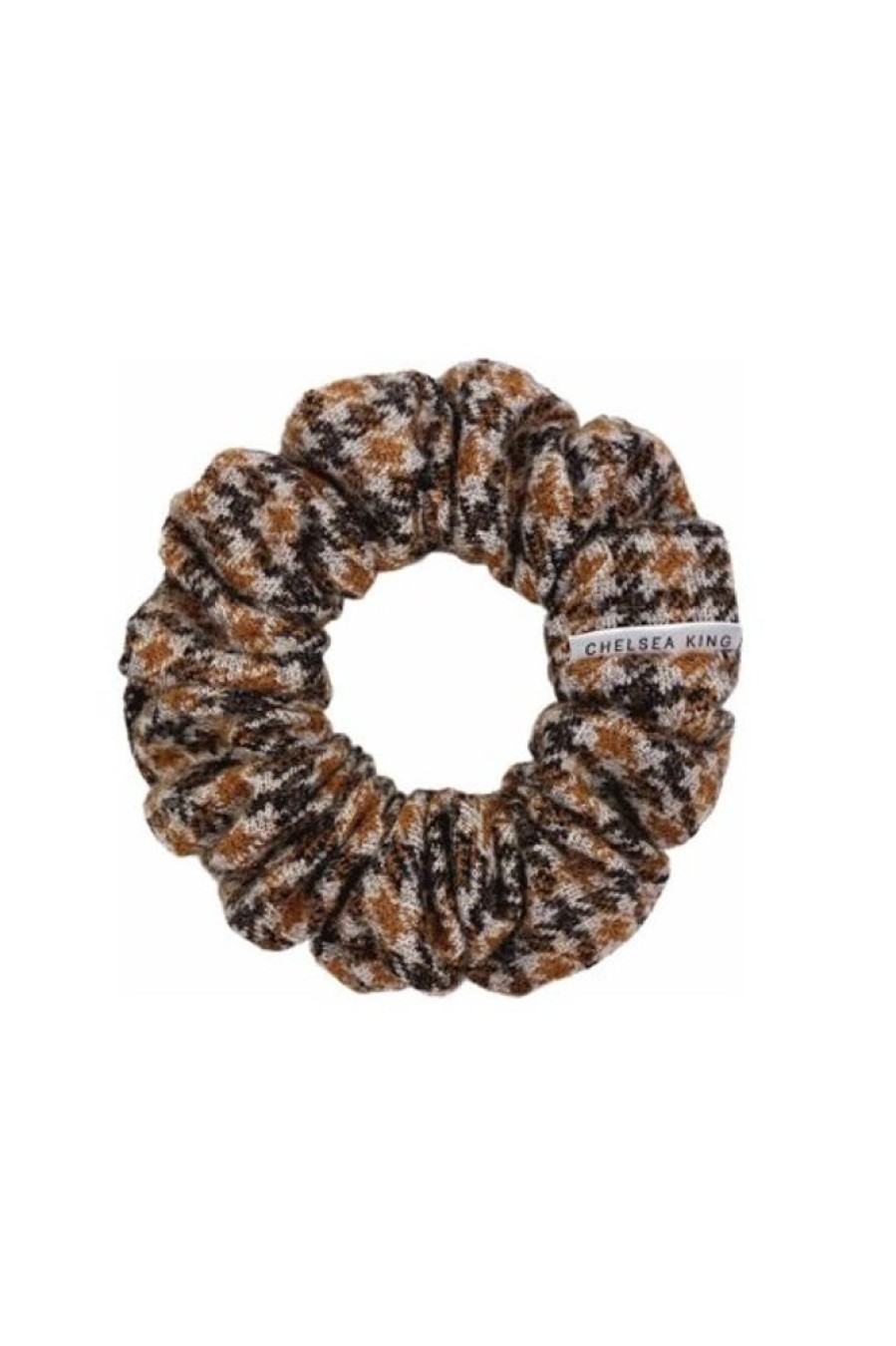 Chelsea King Chelsea King Park Ave. Houndstooth Petite Scrunchie | Beauty