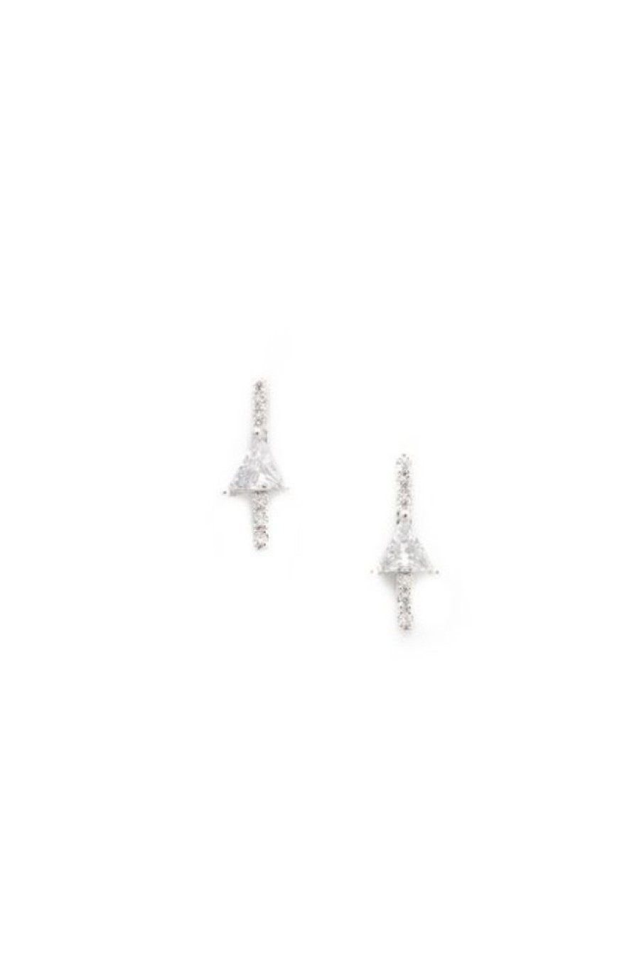 Lover's Tempo Lover'S Tempo On Point Climber Earrings In Silver | Accessories